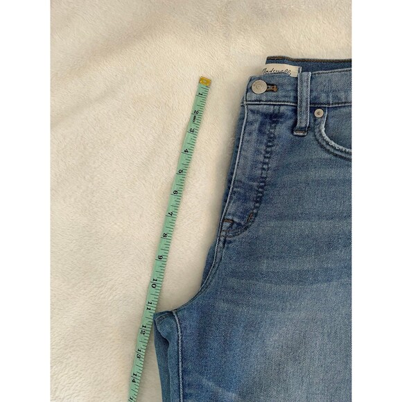 Madewell 10” high rise skinny crop jeans 29 faded and distressed - Picture 10 of 12